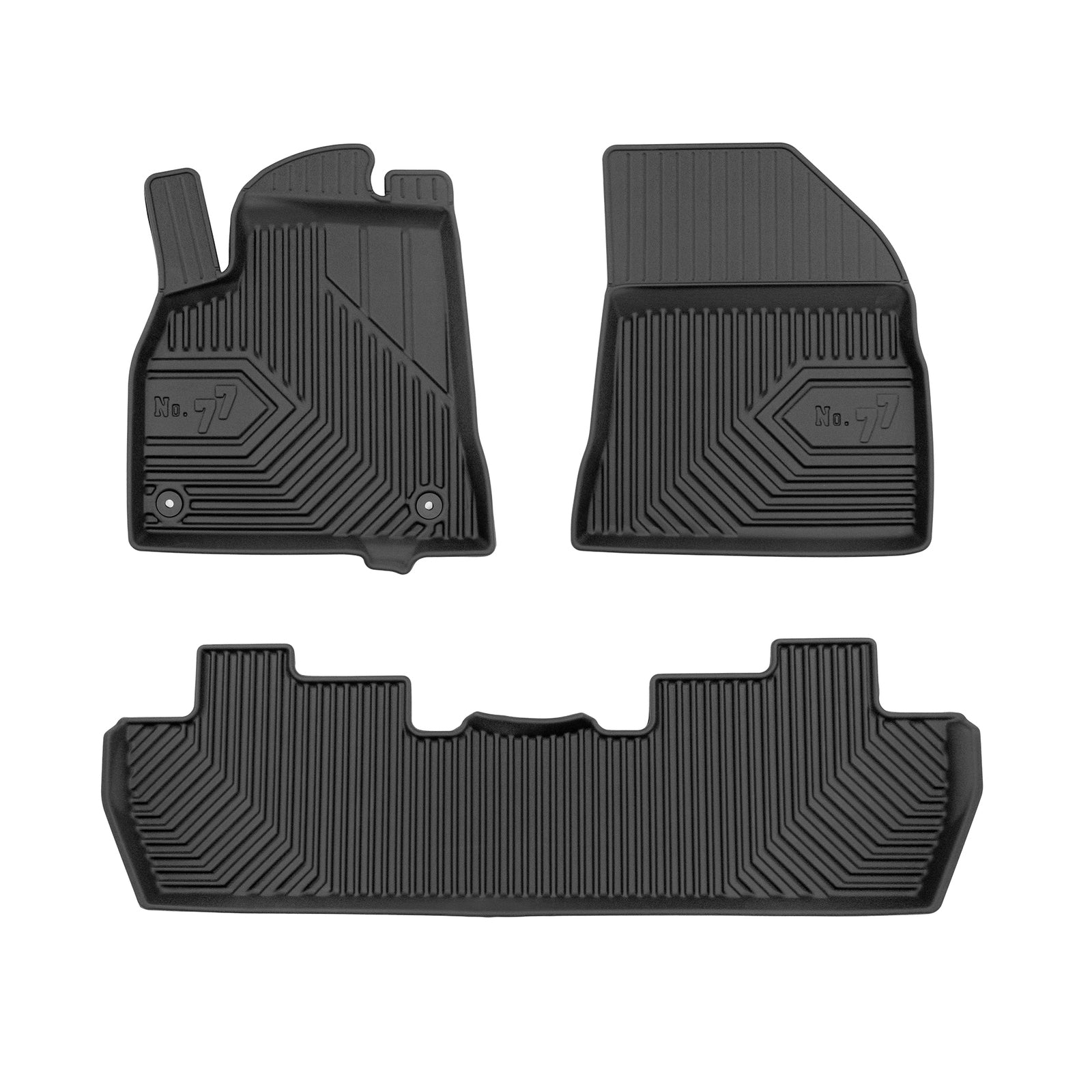 PACK 3 TAPETES BORRACHA NO.77 PEUGEOUT 5008 I 2009-2017