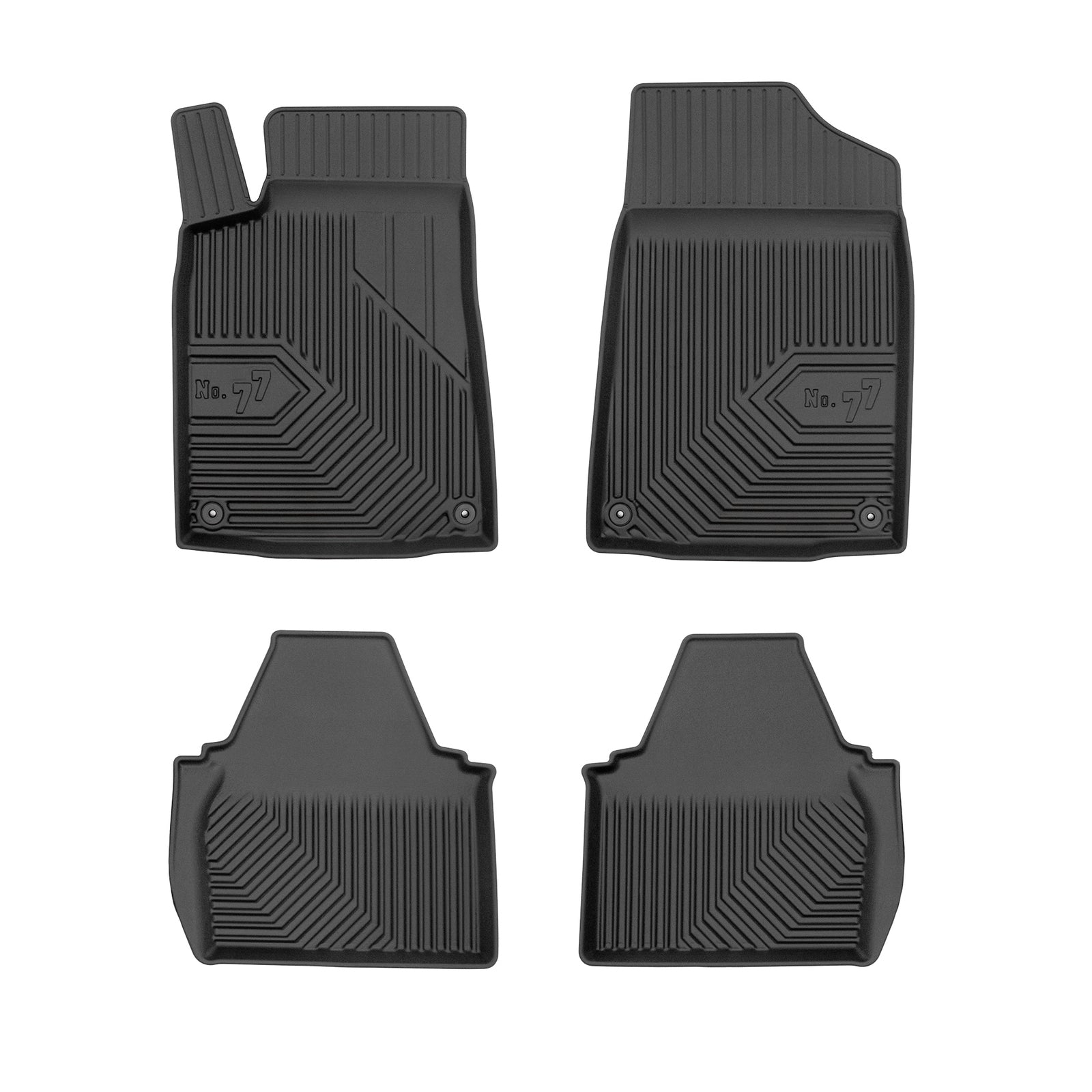 PACK 4 TAPETES BORRACHA NO.77 PEUGEOUT 607 1999-2010
