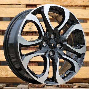 Jante RACIN 17x6,5 ET45 4x100 - Black Polished