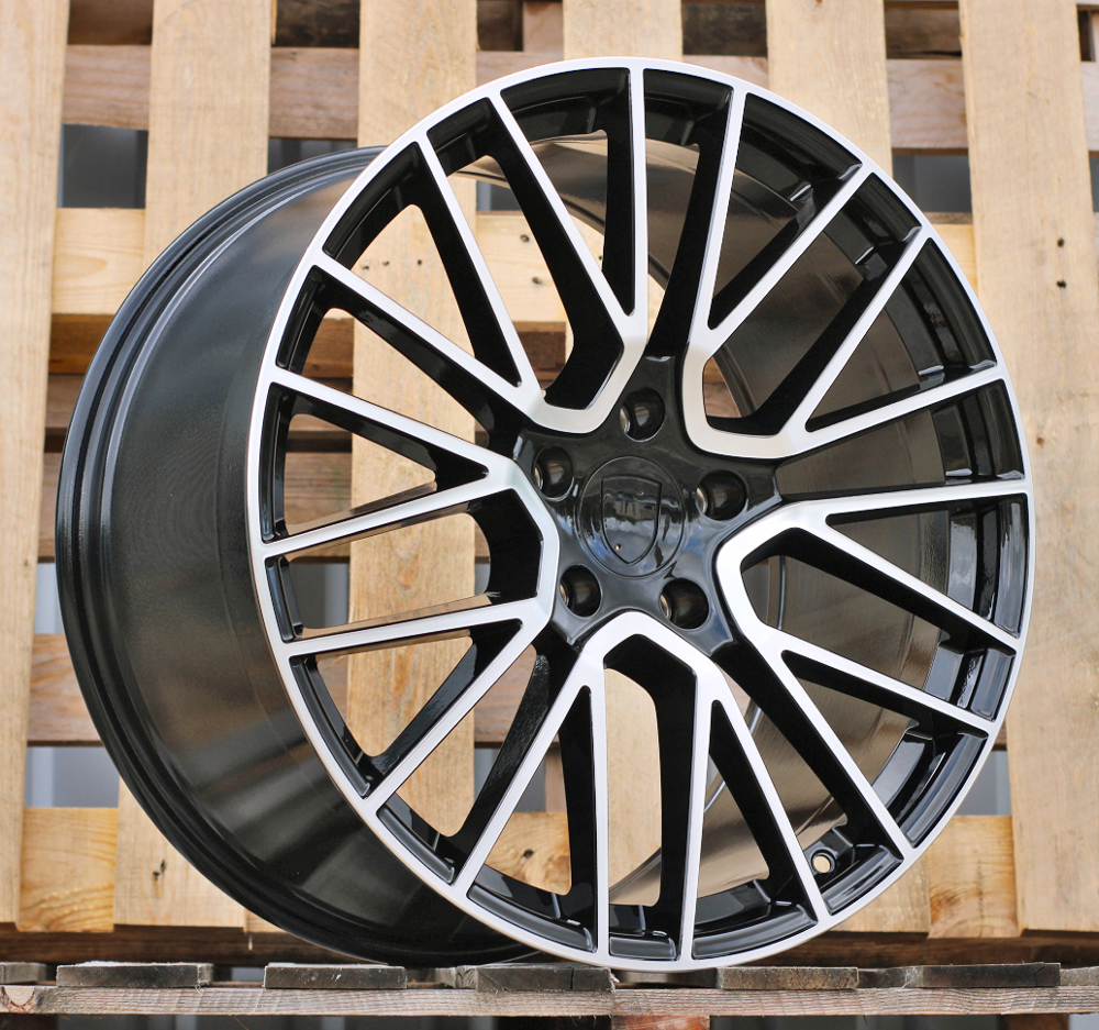 Jante Porsche 21x11 ET58 5x130 - Black Polished