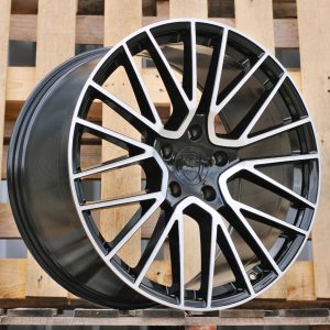 Jante Porsche 21x9,5 ET46 5x130 - Black Polished