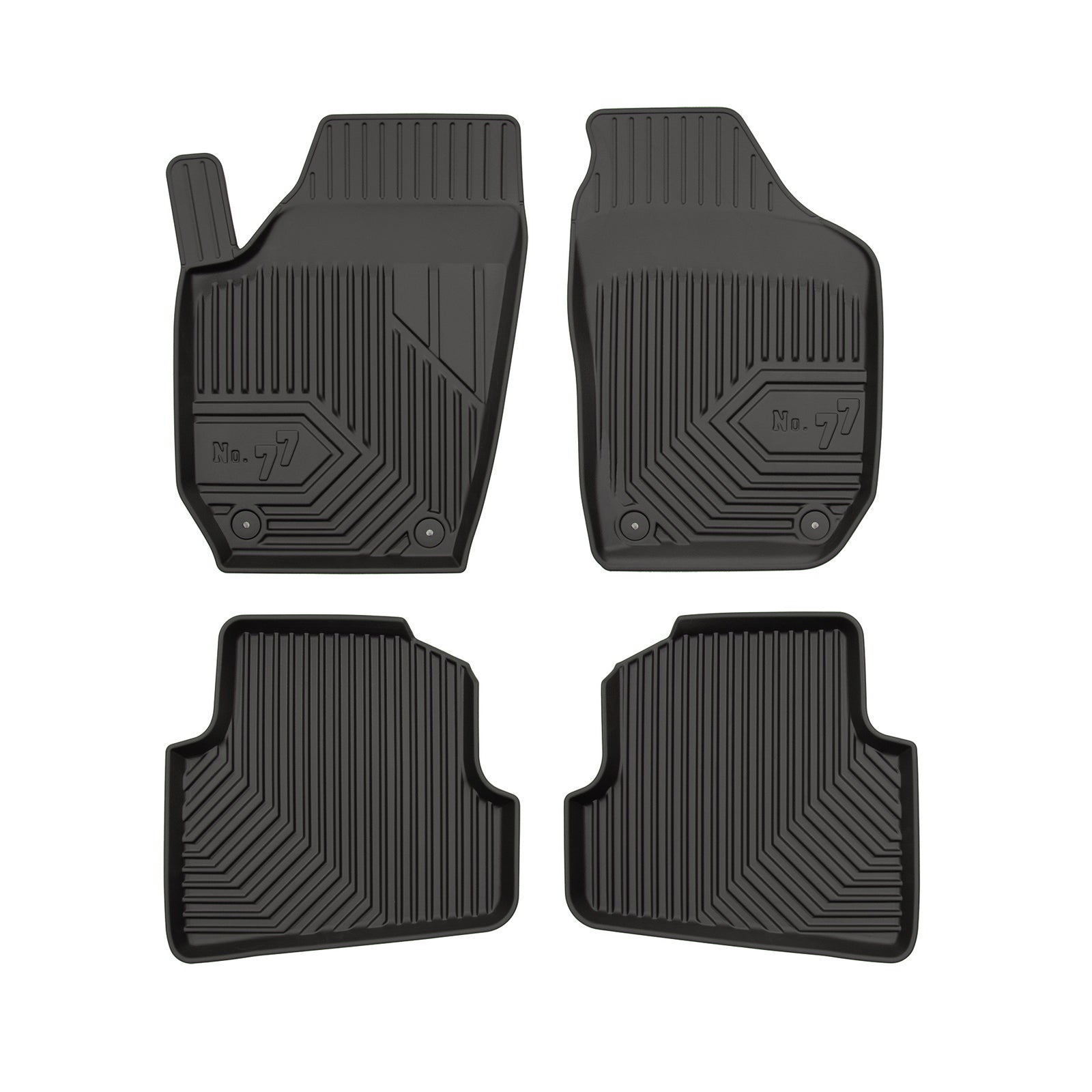 PACK 4 TAPETES BORRACHA NO.77 SEAT CORDOBA II 2002-2009
