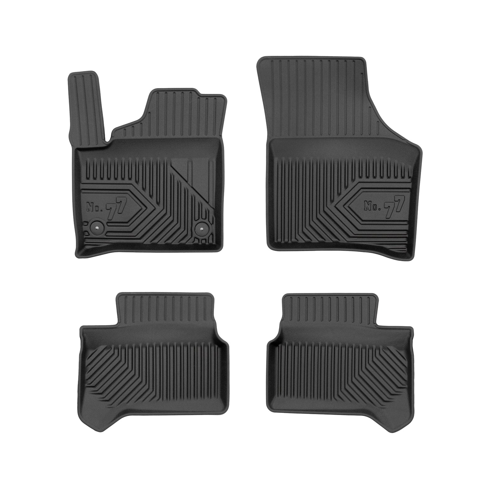 PACK 4 TAPETES BORRACHA NO.77 SKODA CITIGO-e IV 2019-2020