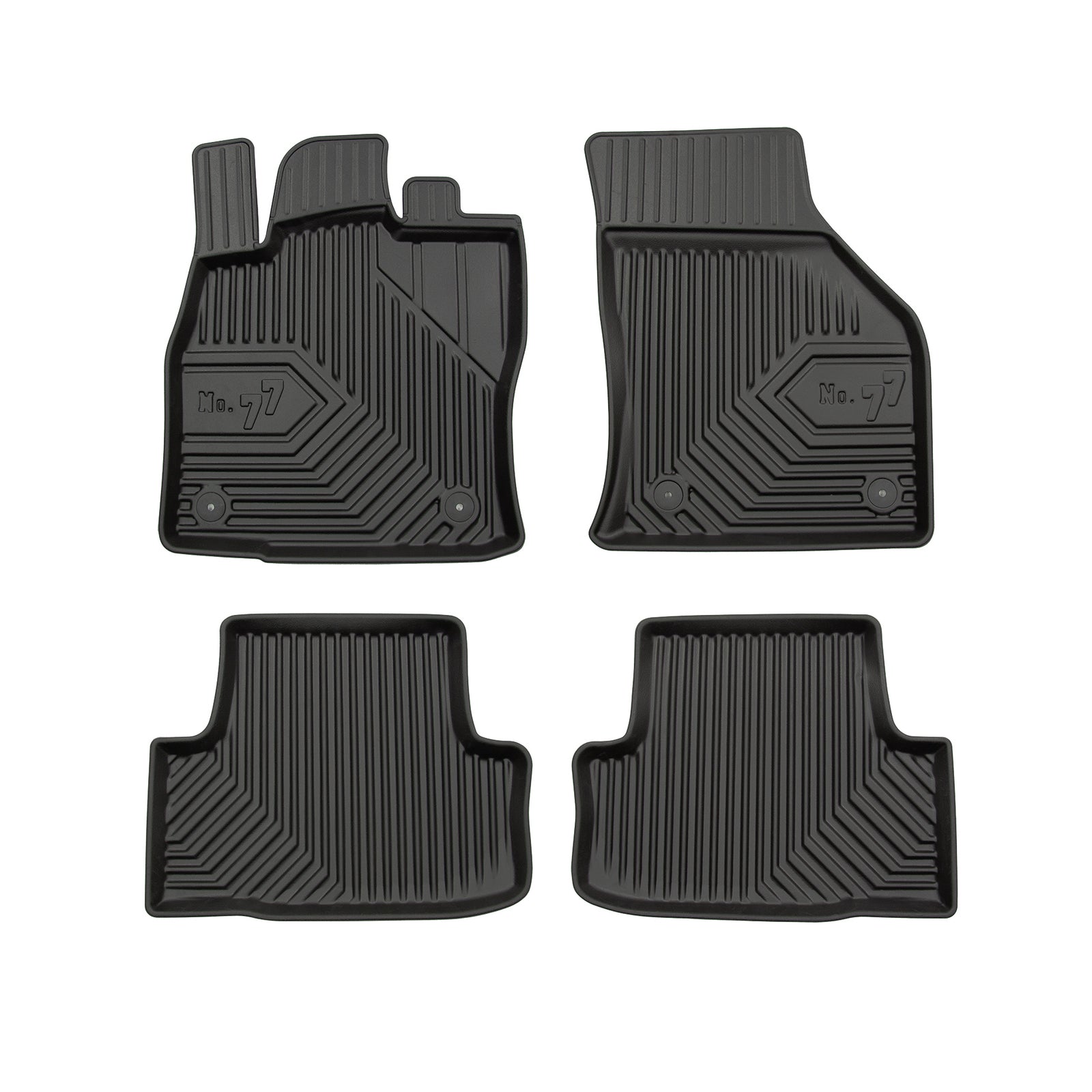 PACK 4 TAPETES BORRACHA NO.77 SKODA KAROQ 2017->