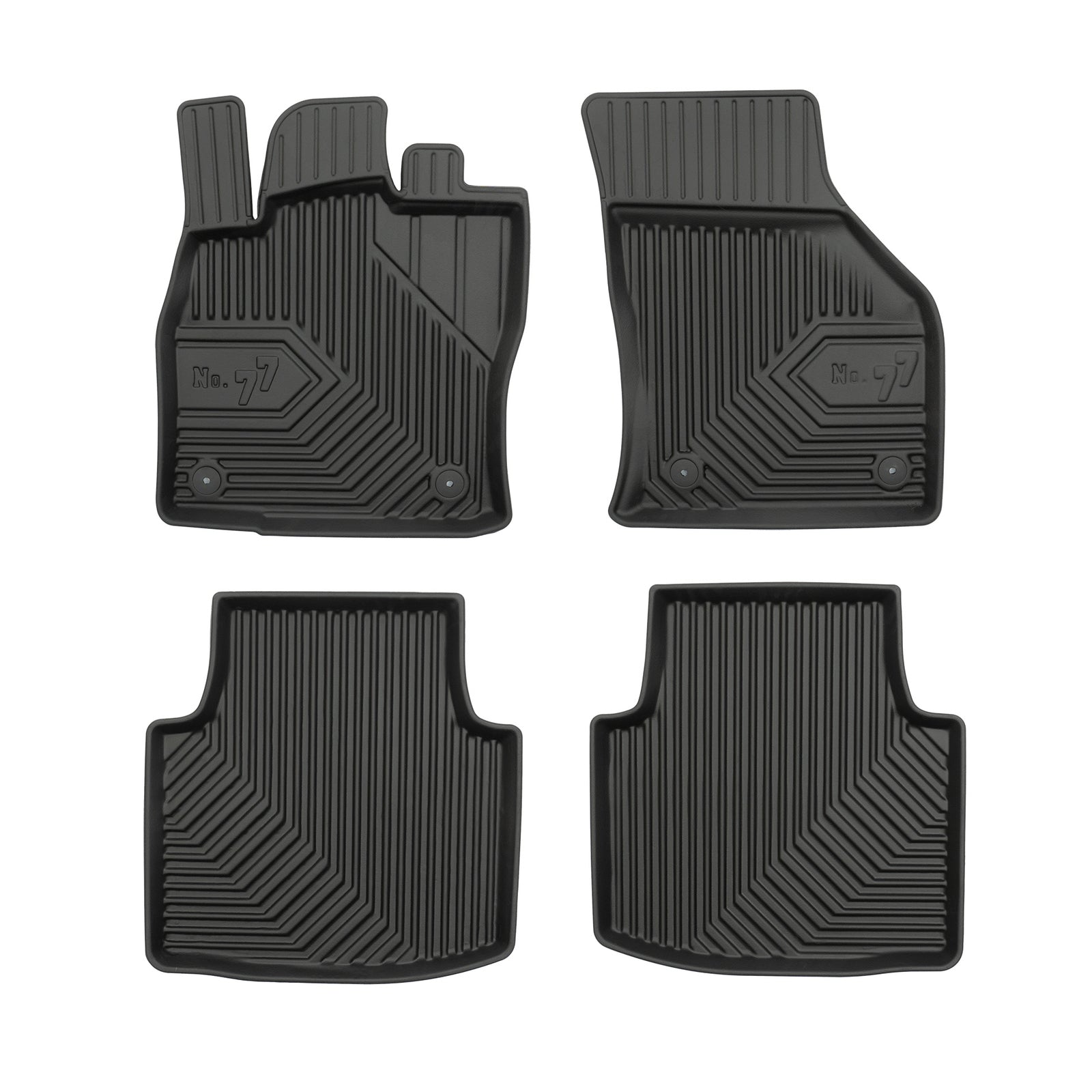 PACK 4 TAPETES BORRACHA NO.77 SKODA SUPERB III 2015-2023