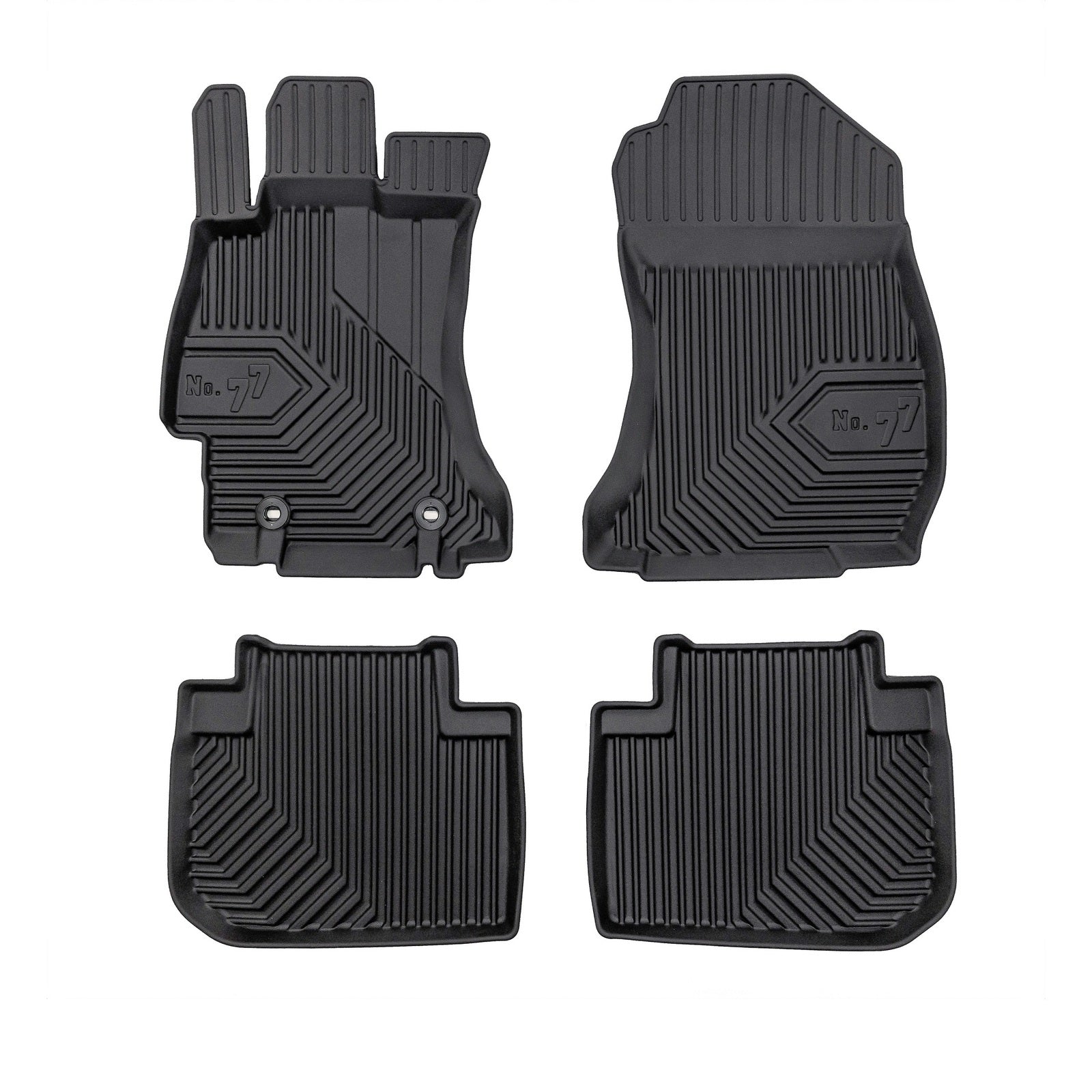 PACK 3 TAPETES BORRACHA NO.77 SUBARU FORESTER IV 2012-2018