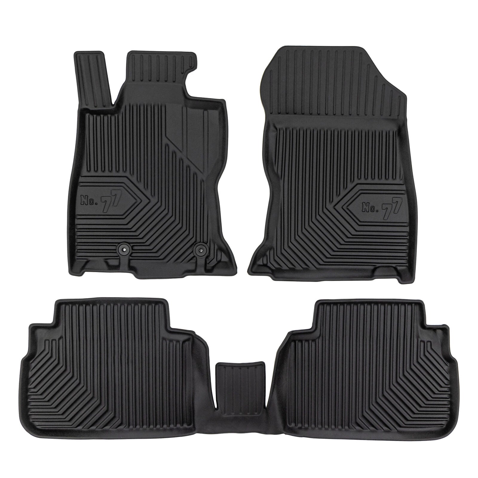 PACK 3 TAPETES BORRACHA NO.77 SUBARU FORESTER V 2018->