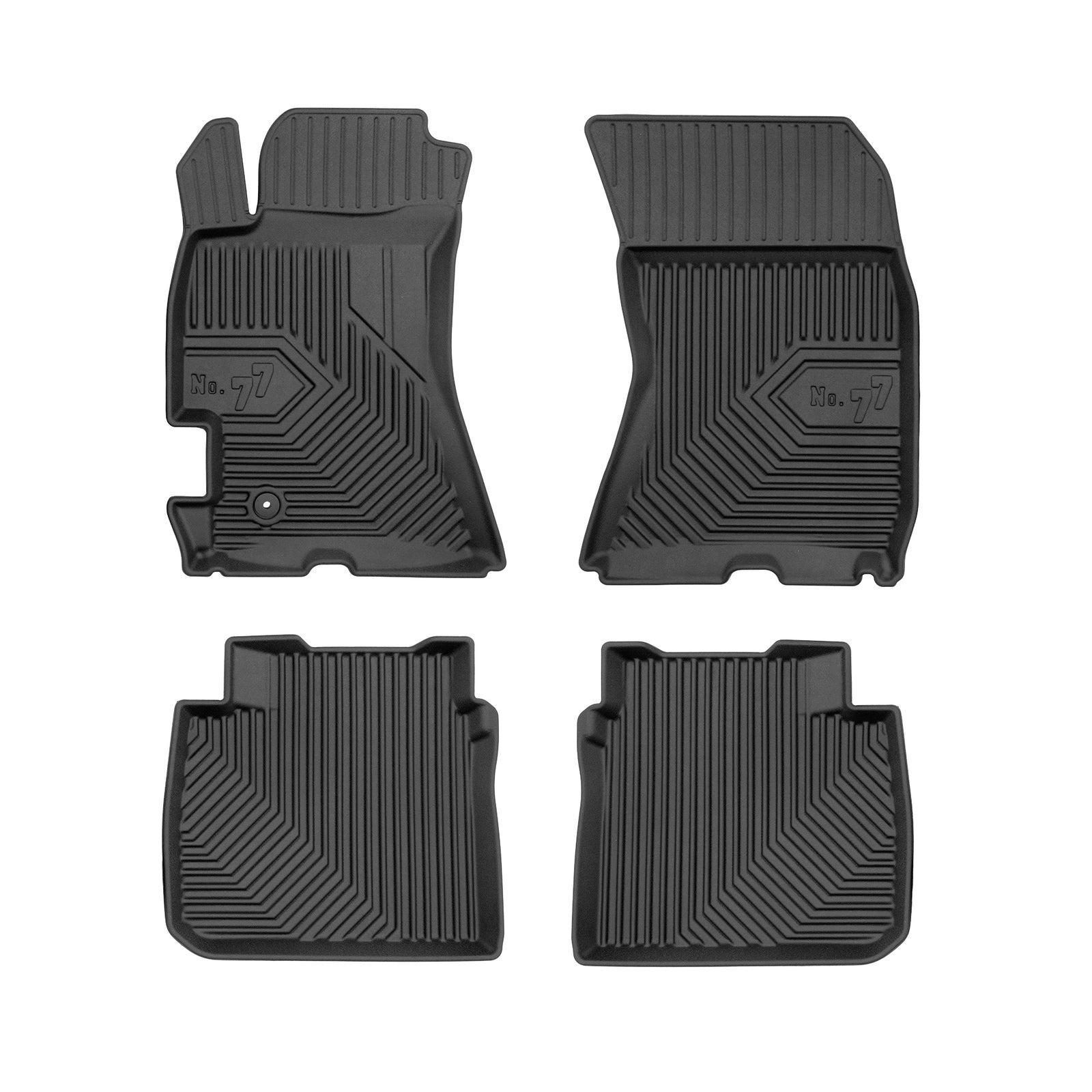 PACK 4 TAPETES BORRACHA NO.77 SUBARU OUTBACK III 2003-2009