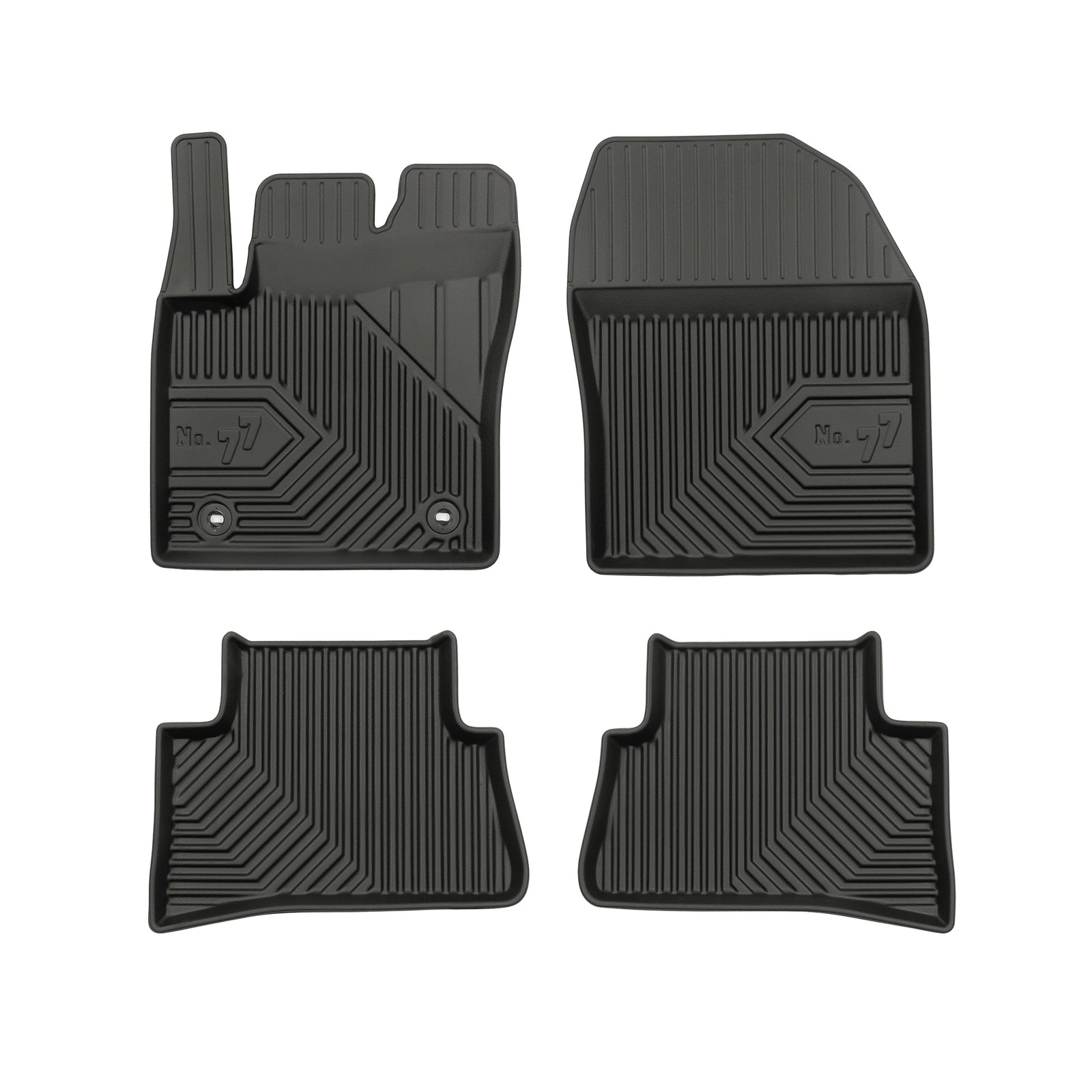 PACK 4 TAPETES BORRACHA NO.77 TOYOTA C-HR II 2023->