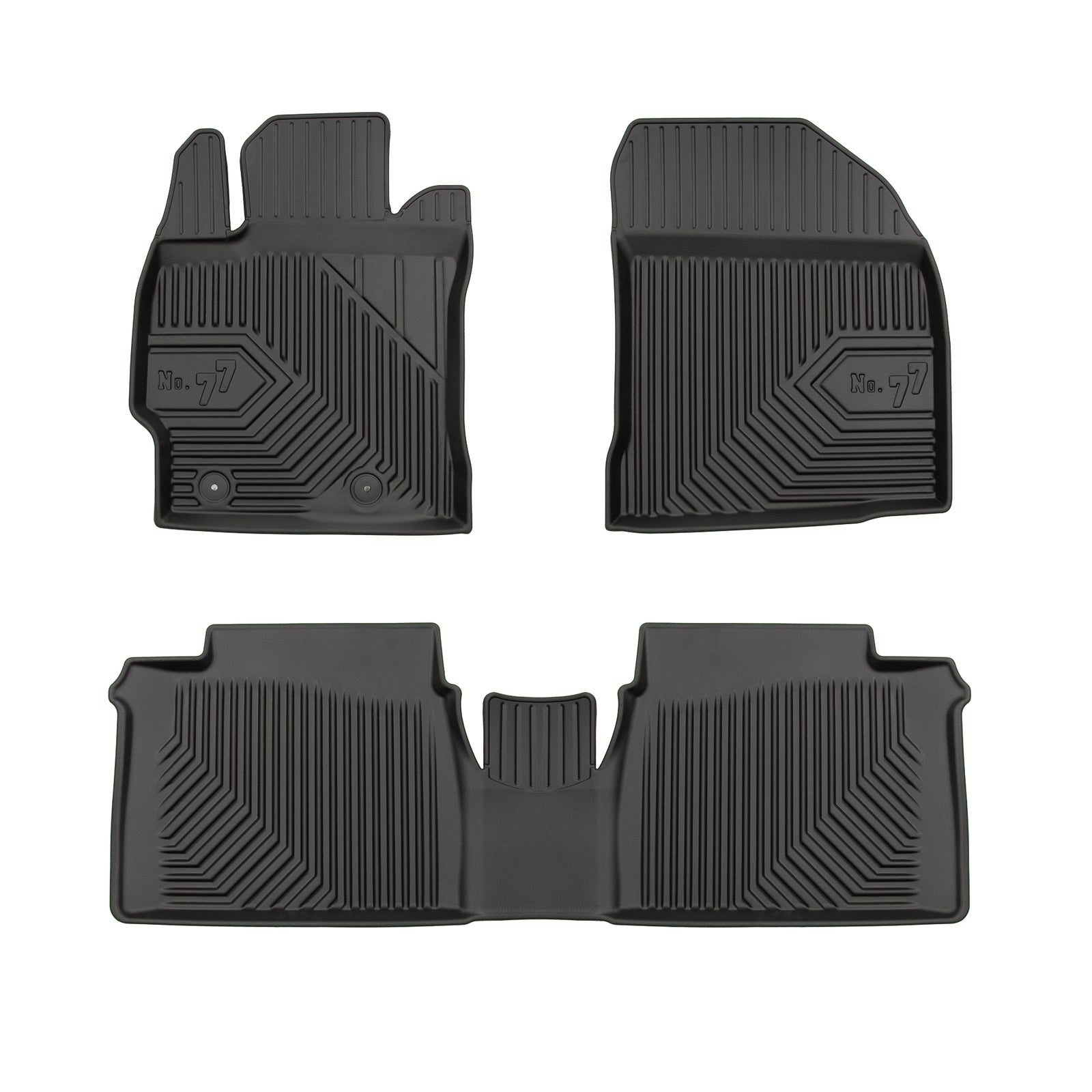 PACK 3 TAPETES BORRACHA NO.77 TOYOTA COROLLA XI 2013-2019