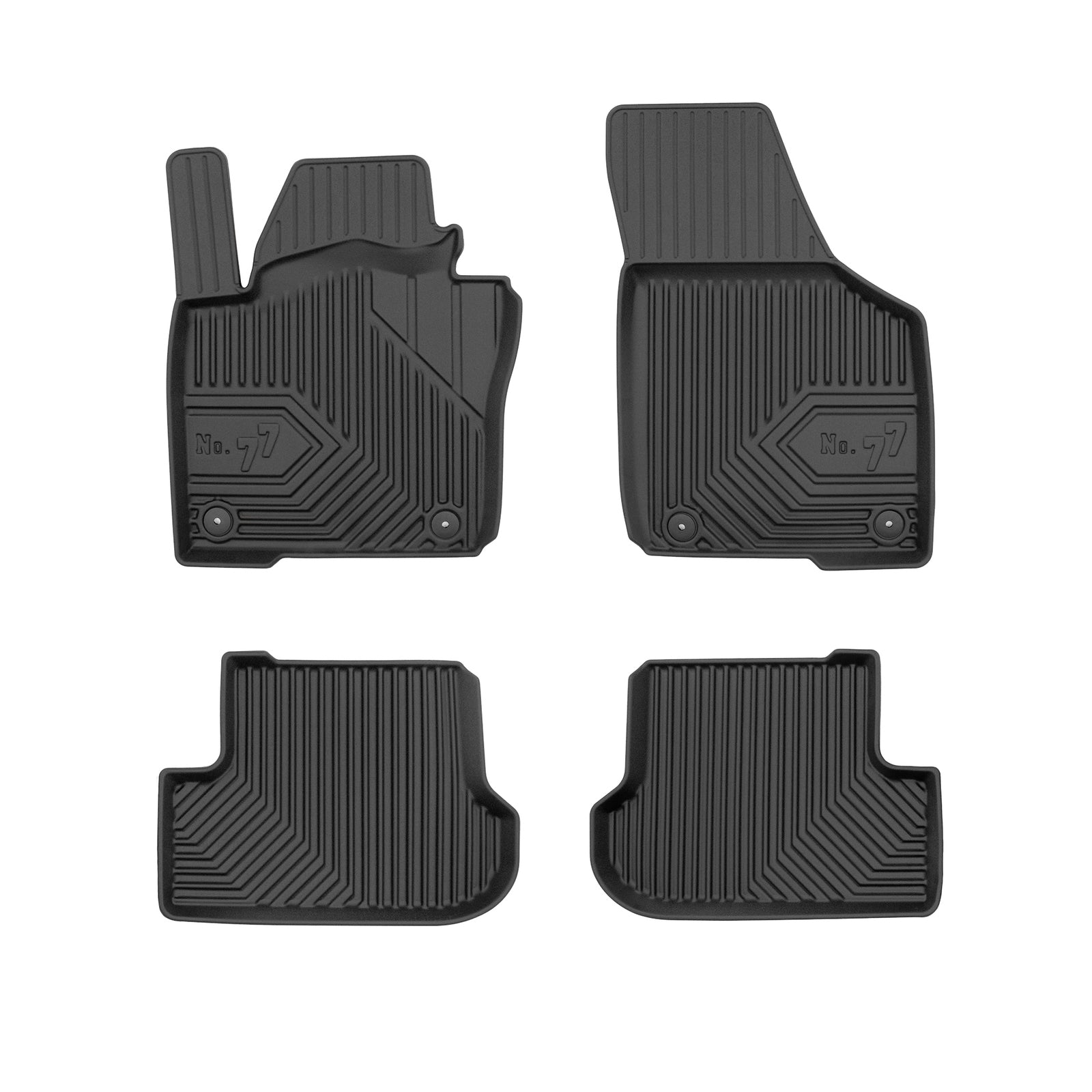 PACK 4 TAPETES BORRACHA NO.77 VOLKSWAGEN BEETLE 2011-2019
