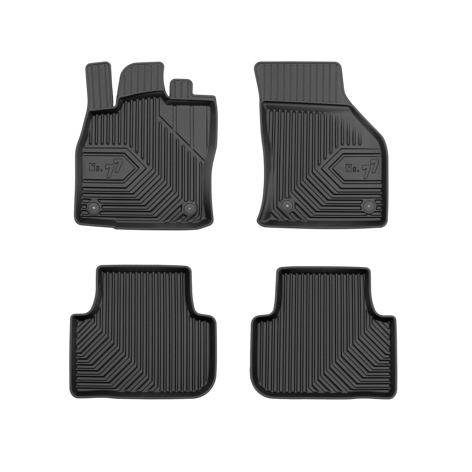 PACK 4 TAPETES BORRACHA NO.77 VOLKSWAGEN GOLF SPORTSVAN 2014-2020