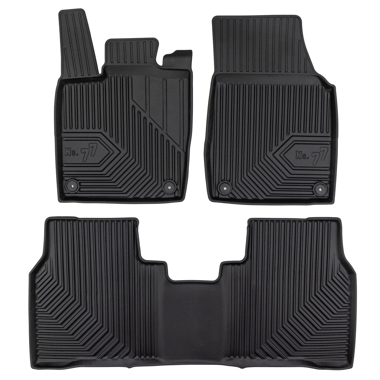 PACK 3 TAPETES BORRACHA NO.77 VOLKSWAGEN GOLF ID.7 2023->