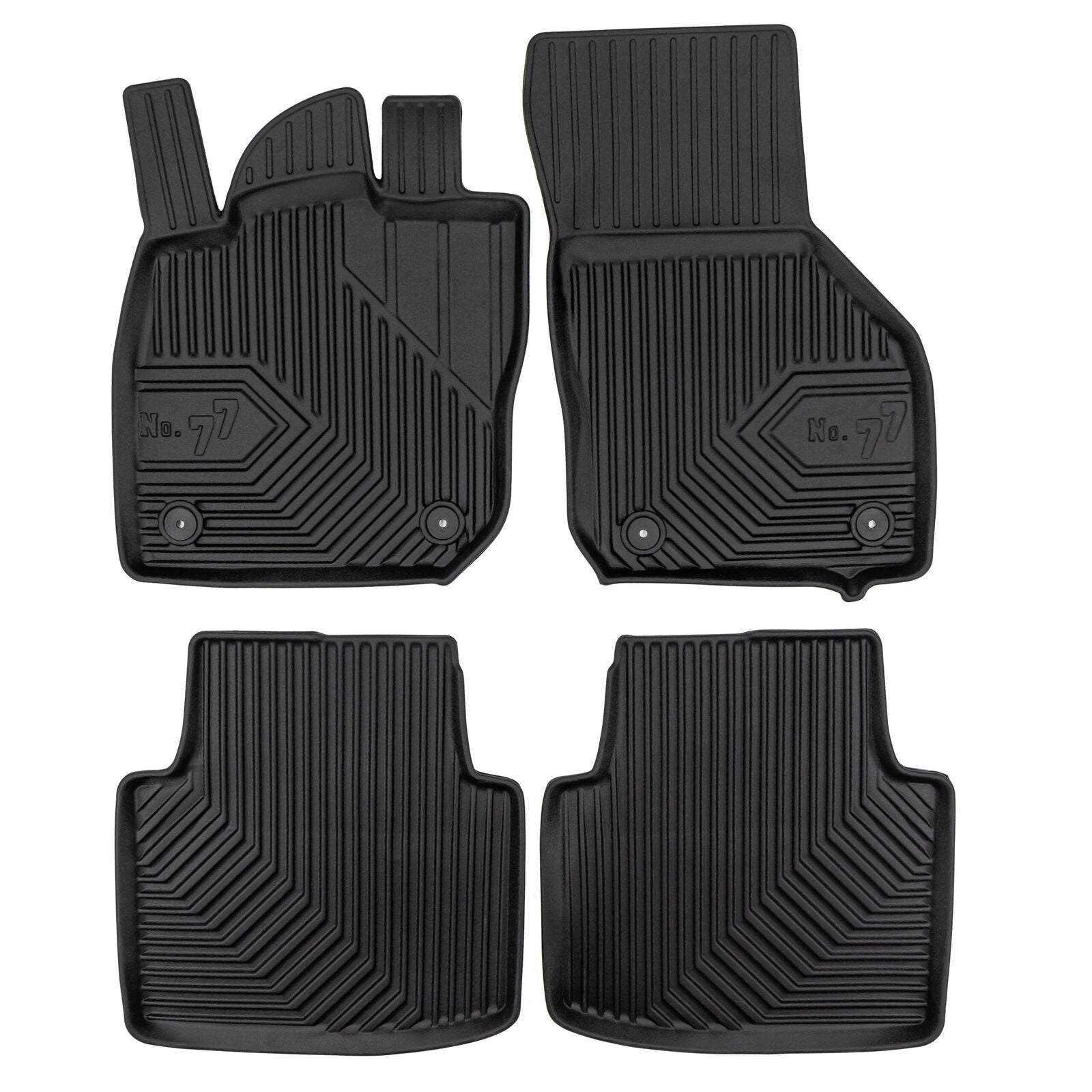 PACK 4 TAPETES BORRACHA NO.77 VOLKSWAGEN PASSAT B9 2023->