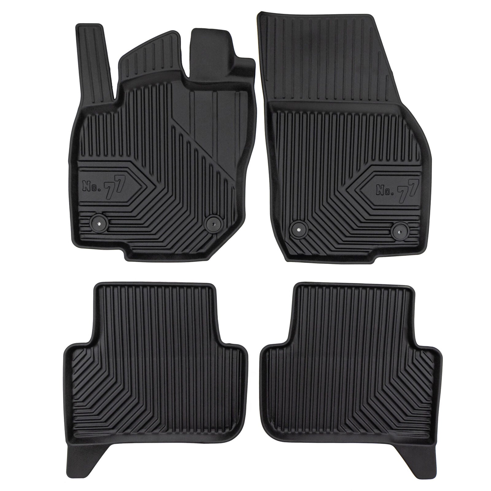 PACK 4 TAPETES BORRACHA NO.77 VOLKSWAGEN TIGUAN III 2024->