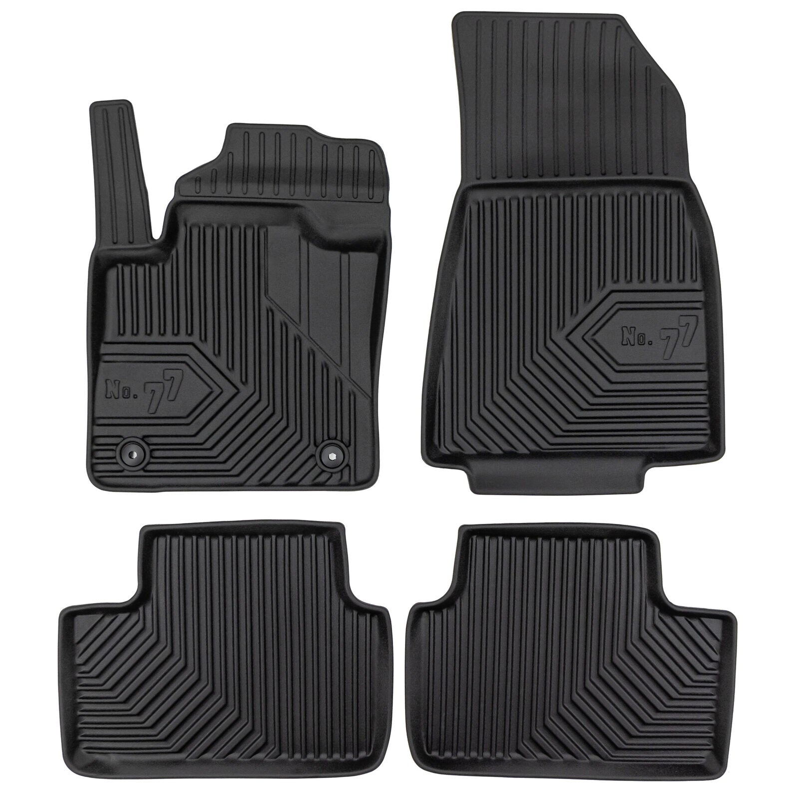 PACK 4 TAPETES BORRACHA NO.77 VOLVO C40 RECHARGE 2021->