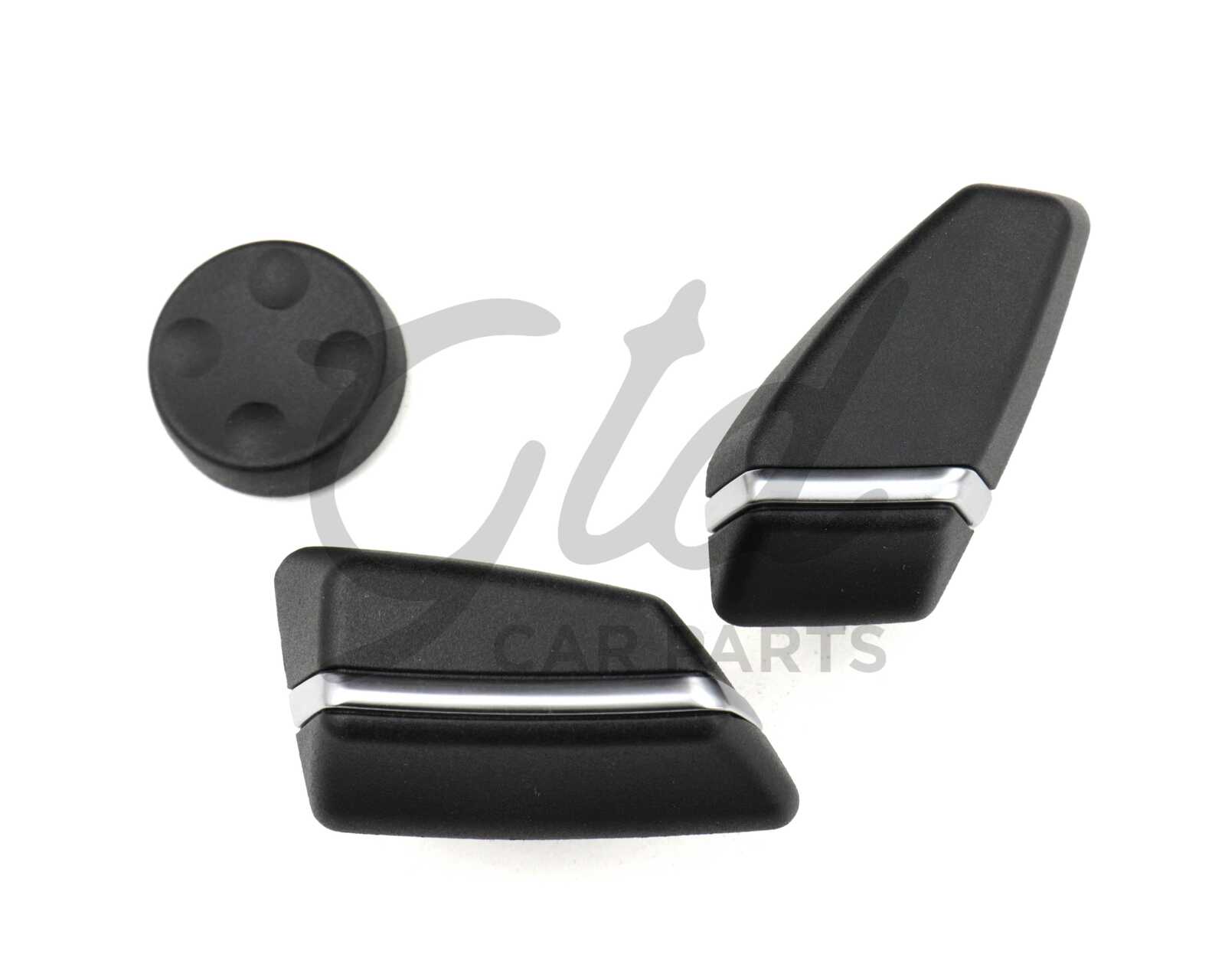 Conjunto de 3 Botões Ajuste de Banco Frontal Esquerdo BMW Série 5 5GT 6 7 X5 X6 F10 F11 F07 F06