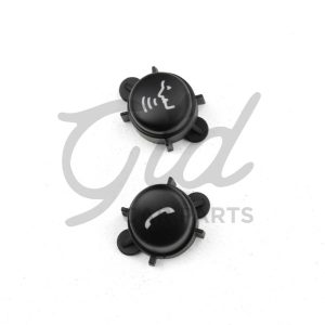 Alternative view of Conjunto de 2 Botões Pretos Esquerdos Volante Mini Clubman Coupe Roadster Countryman Paceman R55 R56 R57 R60