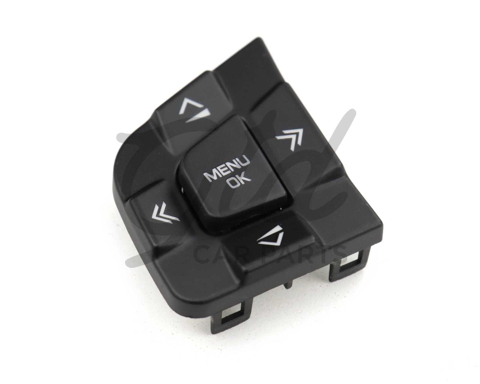 Conjunto de 2 Botões Pretos Esquerdos Volante Land Rover Discovery Jaguar XF XE F-PACE C-PACE