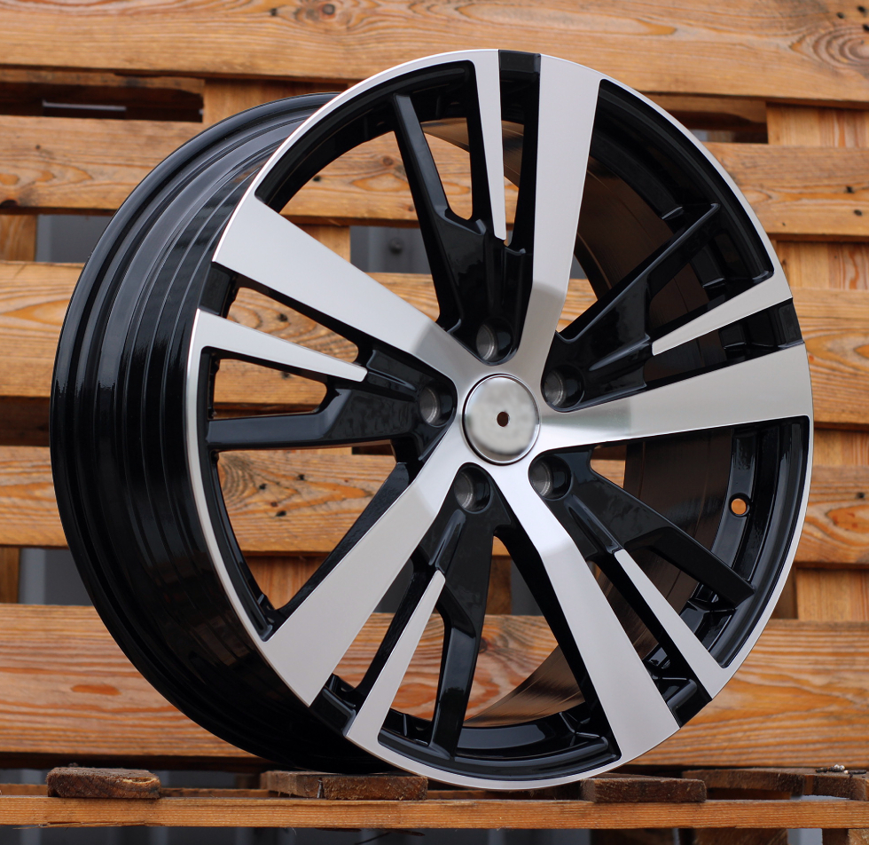 Jante Peugeot 18x7,5 ET49 5x108 - Black Polished