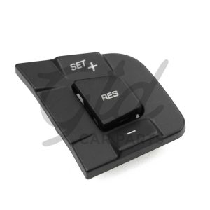 Conjunto de 2 Botões Pretos Direitos Volante Land Rover Discovery Jaguar XF XE F-PACE C-PACE
