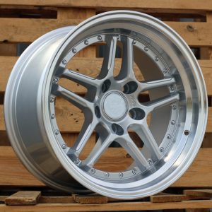 Jante BMW 17x8,5 ET20 5x120 - Silver+Polished Lip