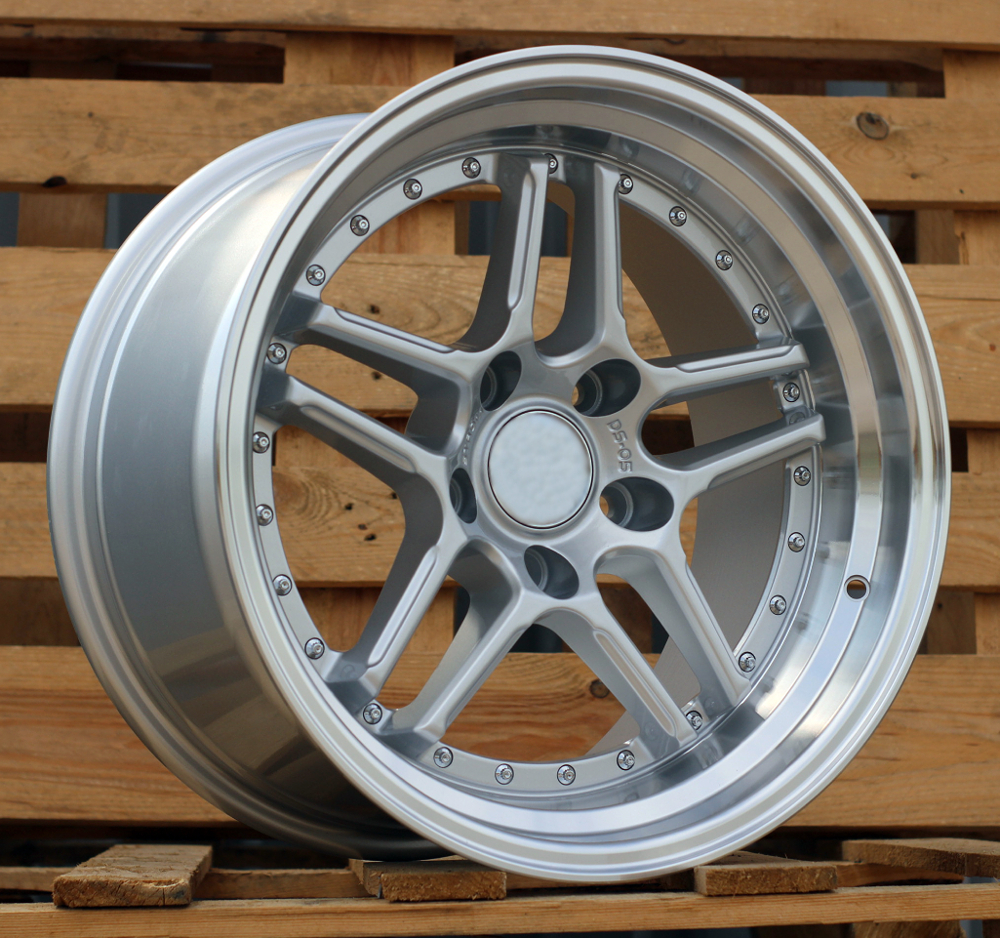 Jante BMW 17x9,5 ET20 5x120 - Silver+Polished Lip