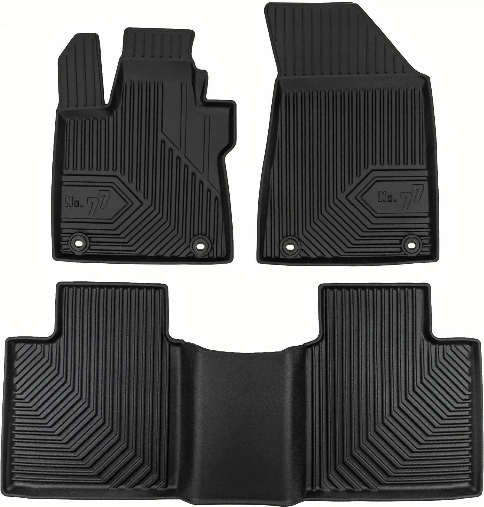 PACK 3 TAPETES BORRACHA NO.77 MG HS II PHEV SUV 2024-2026