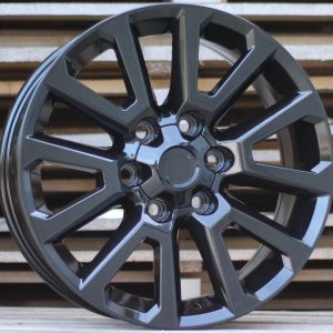 Jante Toyota 17x7,5 ET25 6x139,7 - Black Half Matt