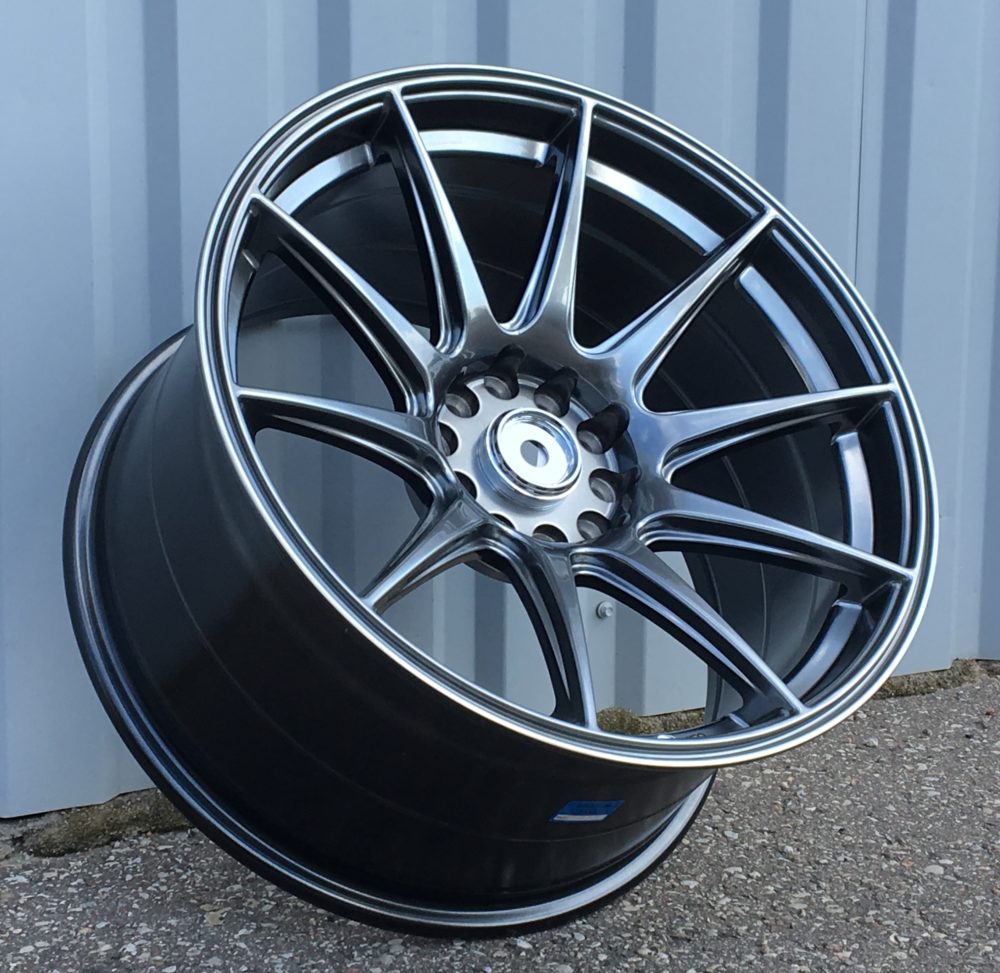 Jante RACIN 19x10 ET30 5x114|5x120 - Hyper Black