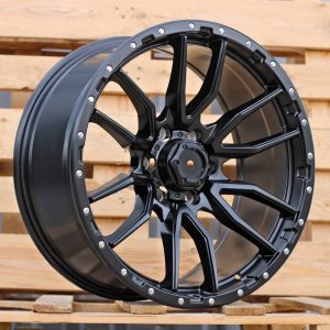 Jante 4X4 20x9 ET12 6x139,7 - Black Half Matt