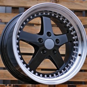 Jante BMW 18x8,5 ET30 5x120 - Black+Polished Lip