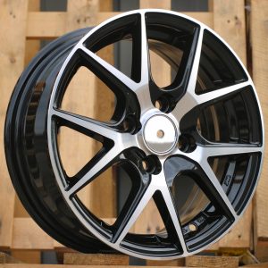 Jante RACIN 14x5,5 ET43 4x100 - Black Polished
