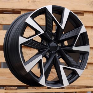 Jante CUPRA 18x8 ET40 5x112 - Black Polished Half Matt