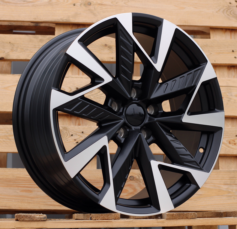 Jante CUPRA 19x8 ET40 5x112 - Black Polished Half Matt