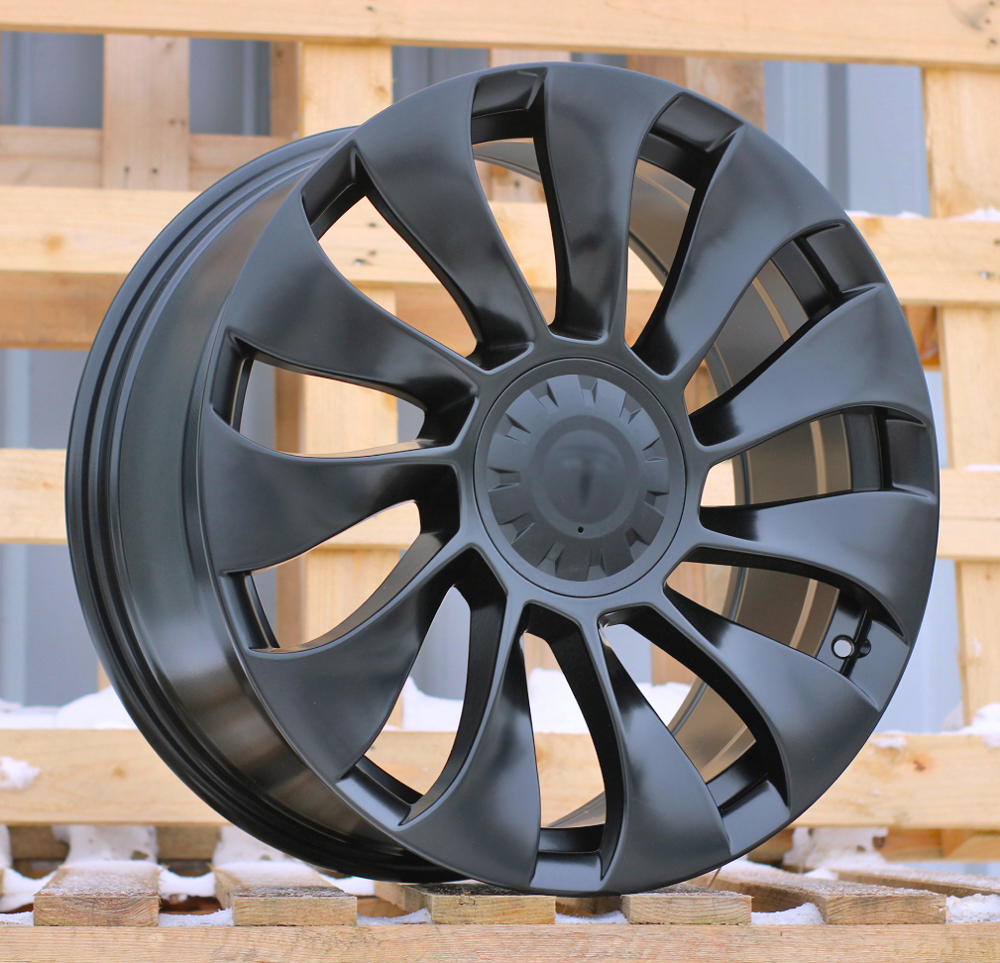 Jante Tesla 19x8,5 ET38 5x114,3 - Black Half Matt