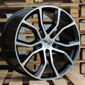 Jante Porsche 21x9,5 ET46 5x130 - Black Polished