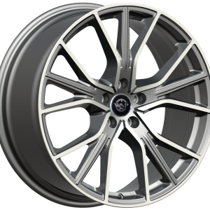 Jante Volvo 18x8 ET45 5x108 - MATT GM POLISHED