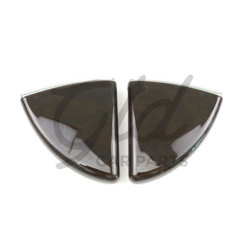 Molduras Botões Abertura Porta-Luvas Efeito Madeira Preto Mercedes-Benz Classe E W211 2005-2008