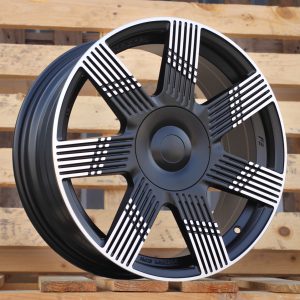 Jante FIAT 17x7 ET41 4x98 - Black Polished Half Matt