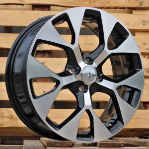 Jante RACIN 17x6,5 ET40 4x100 - Black Polished