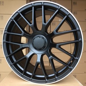 Jante Mercedes 20x8,5 ET38 5x112 - Black Half Matt+Polished Lip