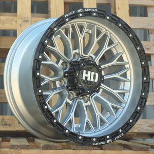 Jante 4X4 20x10 ET 8x180 - Silver+Black