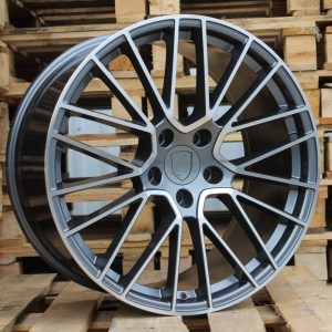 Jante Porsche 22x10 ET48 5x130 - Grey Polished