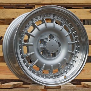 Jante Mercedes 17x9 ET30 5x112 - Silver+Polished Lip