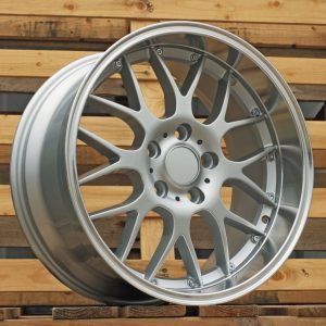 Jante BMW 18x9 ET38 5x120 - Silver+Polished Lip