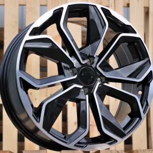 Jante Renault 17x7 ET45 5x114,3 - Black Polished