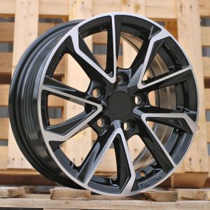 Jante Toyota 15x6 ET40 5x114,3 - Black Polished