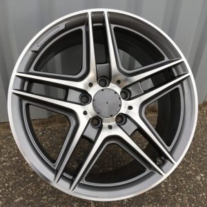 Jante Mercedes 17x7,5 ET45 5x112 - Grey Polished+Powder Coating