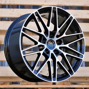 Jante Porsche 20x7,5 ET32 5x130 - Black Polished